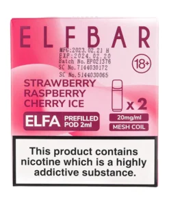 Strawberry Raspberry Cherry Ice ELFA