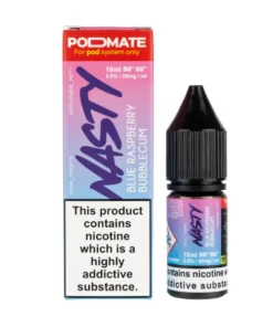 Blue Raspberry Bubblegum Nic Salt E-Liquid