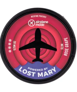 Rose Grape Airplane Mode Nicotine Pouches by Lost Mary