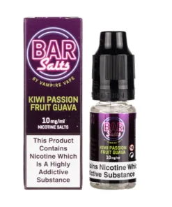 Kiwi Passionfruit Guava Nic Salt E-Liquid by Vampire Vape Bar Salts