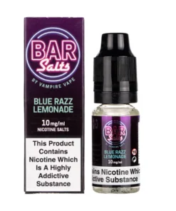Blue Razz Lemonade Nic Salt E-Liquid by Vampire Vape Bar Salts